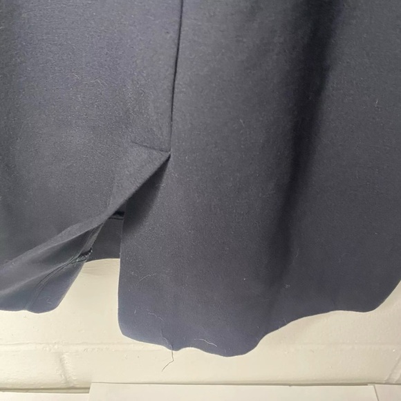 Kate Spade Black Knit Dress Black Knee Length MIDI Sz 10 Fit Flare - Picture 9 of 15